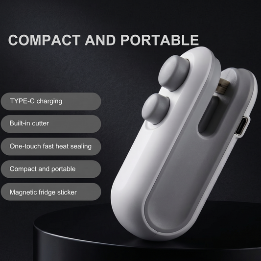 Food Protector Device   -  Keeps Packet Food Fresh for Weeks | USB Charging Cable Free