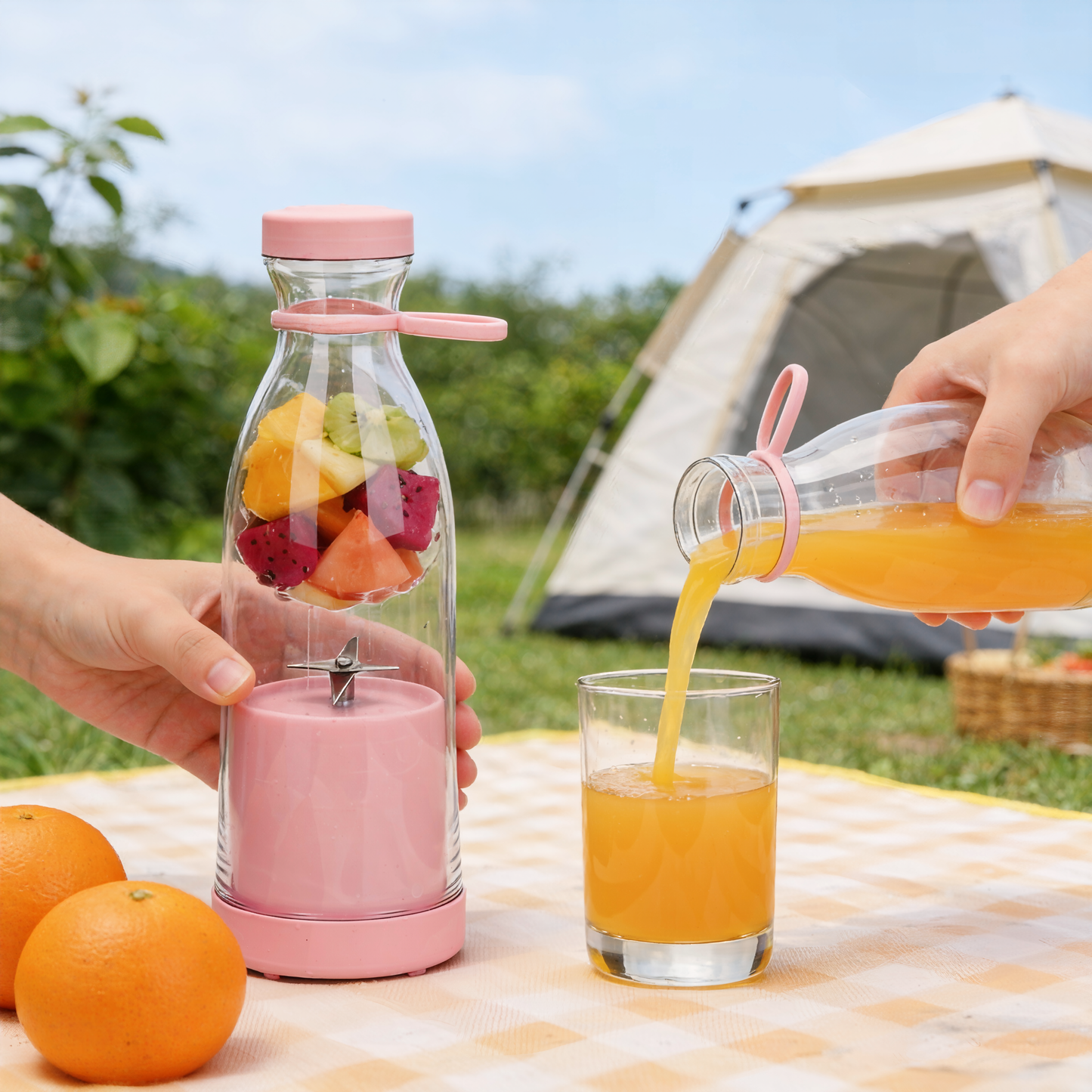 Trustacia's Health Partner Juicer Blender | Latest 2026 Edition with Stronger Motor | Rechargable Long  Battery Life