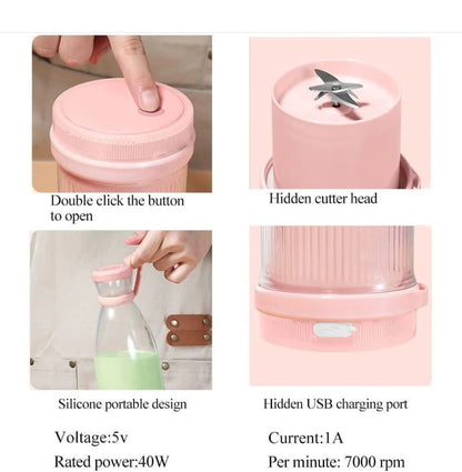 Trustacia's Health Partner Juicer Blender | Latest 2026 Edition with Stronger Motor | Rechargable Long  Battery Life