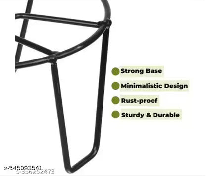 Outdoor Plant Stand, Flower Pot Stand, Planter Stand, Gamla Stand, Metal Plant Stand / Pot Stand (Pack of 4pcs), Height - 10cm & Length - 20cm