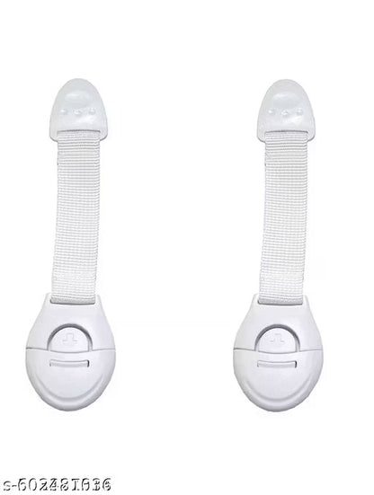 2 pcs  Baby Protection  Safety Locks Latches for Door, Cupboard, Cabinet, Fridge, Drawer Locks, Toilet Seats, Child Safety Cabinet Locks, Child Proof Cabinet Latches