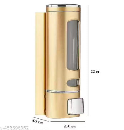 Luxary Golden Colour   400 Ml Liquid Soap Dispenser for Shampoo, Lotion, Foam etc.