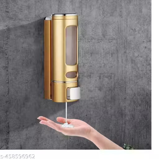 Luxary Golden Colour   400 Ml Liquid Soap Dispenser for Shampoo, Lotion, Foam etc.