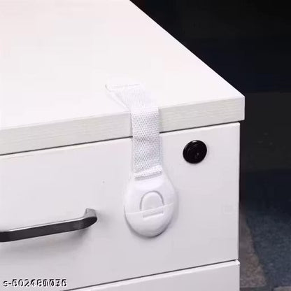 2 pcs  Baby Protection  Safety Locks Latches for Door, Cupboard, Cabinet, Fridge, Drawer Locks, Toilet Seats, Child Safety Cabinet Locks, Child Proof Cabinet Latches